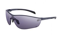 Bolle 40238 Silium+ Safety Glasses Dk Gunmetal Frame Smoke Lens, 1/Box