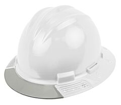 Bullard Avwhrg Above View Hat White Ratchet Suspension Gray Visor