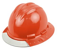 Bullard Avorrc Above View Hat Orange Ratchet Suspension Clear Visor