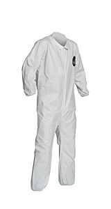 Dupont Nb127Swh2X002500 Proshield 50 2X Coveralls Zip/Hood/Elastic W&A