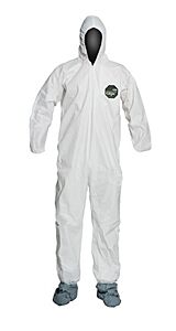 Dupont Nb122Swh2X002500 Proshield 50 Coveralls Zip Frt/Hood/Boots 2X