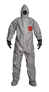 Dupont Tf186Tgy5X0006Pi Tychem F Coveralls Zpr W/Attached Gloves