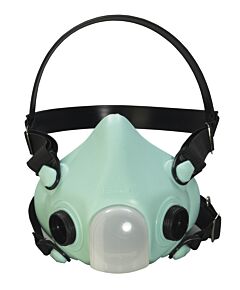 Honeywell - North Safety Ru85005S Half Mask Small Lt Green W/Diverter Exhalation Valve