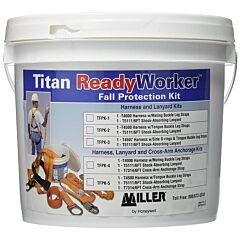 Honeywell - North Safety Tfpk-5/U/6Ftak Basic Fall Protection Kit In A Waterproof Bucket