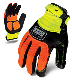 Ironclad Exo2-Hza-04-L Exo Hi-Viz Abrasion Gloves, Size Large