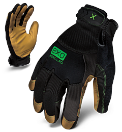 Ironclad Exo2-Mol-04-L Exo Pro Leather Gloves, Goatskin Leather Palm, Impact Protection, Size Large