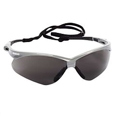 Kleenguard 47383 Nemesis Safety Glasses, Silver Frame, Smoke Anti-Fog Lens, 1/Each