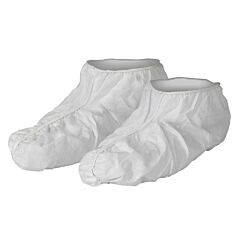 Kimberly Clark 27000 Kleenguard A40 Shoe Covers, White, 7" High, Seamless, Case Of 300/Ea