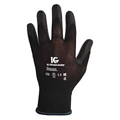 Kimberly Clark 13840 Kleenguard G40 Multi-Purpose Polyurethane Coated Gloves, Size 10 (X-Large), Black, 1/Case Of 60 Pairs