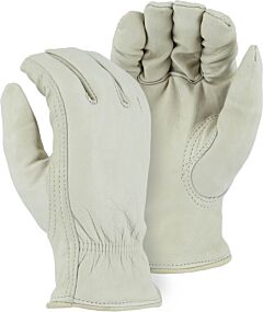 Majestic 1511 Winter Lined Cowhide Drivers Gloves, Size Large