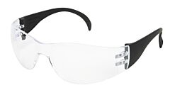 Mcr Safety Ct93110 Crews Ct 931 Safety Glasses Black Temple/Clear Lens