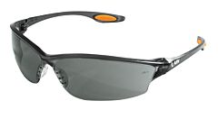 Mcr Safety Lw212 Safety Glasses, Law Plus, Orange Temple Inserts, Gray Lens
