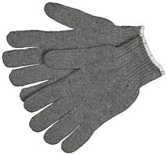 Mcr Safety 9507L Gloves 7-Ga Hvy/Wt 85% Cotton/15% Poly Large Gray