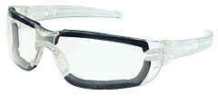 Mcr Safety Hk310Pf Safety Glasses, Foam Lined Clear Max6 Lens