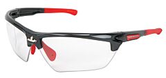 Mcr Safety Dm1310Pf Safety Glasses, Dominator Dm3 Gun Metal Frame, Clear Max6