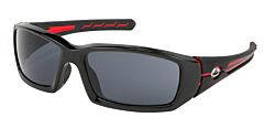 Mcr Safety Pn1232Pf Pantera 2 Safety Spec Black Frame/Red Temple Gry Lens
