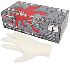 Mcr Safety 6010Ws Nitrimed Gloves Small 4-Mil Nitrile White