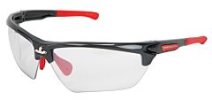 Mcr Safety Dm1319 Safety Glasses, Dominator Dm3 Gun Metal Frame, Indoor/Outdoor Clear Mirror