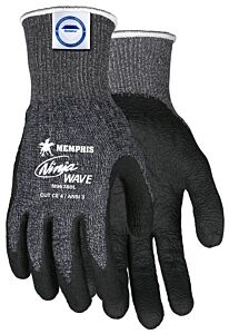 Mcr Safety N96780Xl Ninja Wave Cut Resistant Work Gloves, 13 Gauge Dyneema, Size X-Large