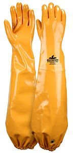 Mcr Safety Mg9796L Predaflex Gloves Shoulder Length Nitrile Large Yellow