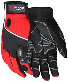 Mcr Safety 924S Multitask Gloves W/Light Small Red/Black