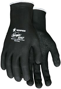 Mcr Safety N96795S Memphis Ninja Bnf Fully-Coated Nitrile Gloves, 15 Ga, Small