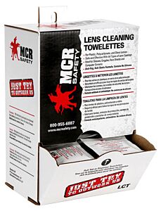 Mcr Safety Lct Lens Cleaning Towelettes