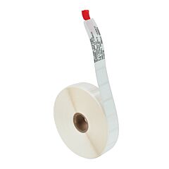Msa 10126437 Calibration Sticker Label 1/2X1 White/Red