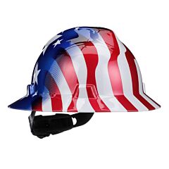 Msa 10071157 Hard Hat V-Gard Stars & Stripes Thermo Ratc