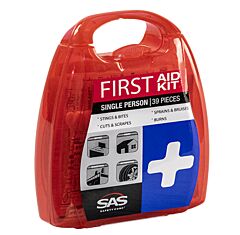 Sas Safety 6001 First Aid Kit, Personal, Plastic Box