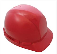 Sas Safety 7160-47 Hard Hat, Ratchet Suspension, Red