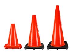 Sas Safety 7500-28 Traffic Cone Solid Orange, 28"