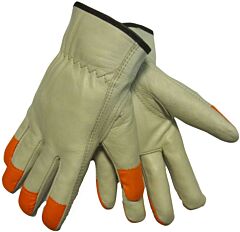Tillman 1427Mb Top Grain Driver Gloves Med Cowhide W/Keystone Thumb