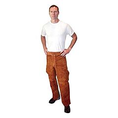 Tillman 3840 24" X 40" Premium Dark Brown Leather Split Leg Waist Apron (1 Apron)