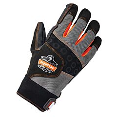 Ergodyne 17702 Proflex 9002 Certified Full-Finger Anti-Vibration Gloves, Black, Small, 1/Pair