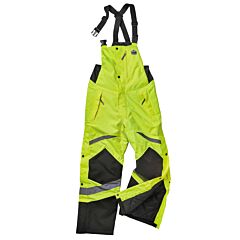 Ergodyne 25527 Glowear 8928 Class E Insulated Bibs, Lime, 3X-Large, 1/Each