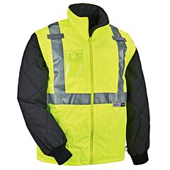 Ergodyne 25499 Glowear 8287 Type R Class 2 Convertible Thermal Jacket, Lime, 5X-Large, 1/Each
