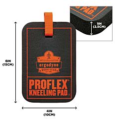 Ergodyne 18365 Proflex 365 Mini Kneeling Pad, Black, Pad Only, 1/Each