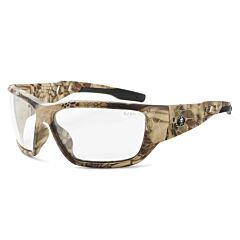 Ergodyne 57303 Skullerz Baldr Safety Glasses, Kryptek Highlander, Anti-Fog Clear Lens, 1/Each