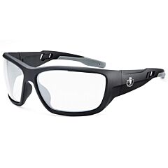 Ergodyne 57403 Skullerz Baldr Safety Glasses, Matte Black, Anti-Fog Clear Lens, 1/Each