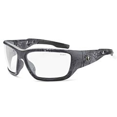 Ergodyne 57503 Skullerz Baldr Safety Glasses, Kryptek Typhon, Anti-Fog Clear Lens, 1/Each