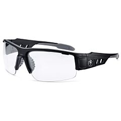 Ergodyne 52403 Skullerz Dagr Safety Glasses, Matte Black, Anti-Fog Clear Lens, 1/Each