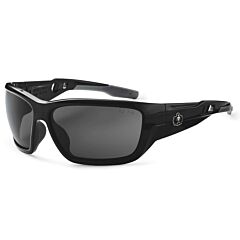 Ergodyne 57033 Skullerz Baldr Safety Glasses, Black, Anti-Fog Smoke Lens, 1/Each