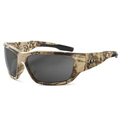 Ergodyne 57333 Skullerz Baldr Safety Glasses, Kryptek Highlander, Anti-Fog Smoke Lens, 1/Each