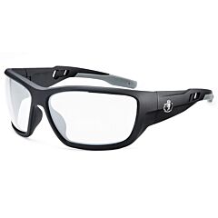 Ergodyne 57400 Skullerz Baldr Safety Glasses, Matte Black, Clear Lens, 1/Each