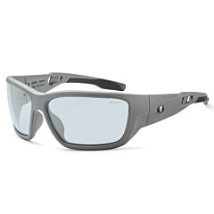 Ergodyne 57180 Skullerz Baldr Safety Glasses, Matte Gray, In/Outdoor Lens, 1/Each
