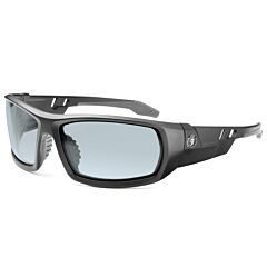 Ergodyne 50480 Skullerz Odin Safety Glasses, Matte Black, In/Outdoor Lens, 1/Each