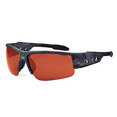Ergodyne 52521 Skullerz Dagr Safety Glasses, Kryptek Typhon, Polarized Copper Lens, 1/Each