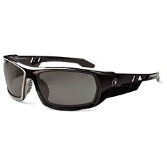 Ergodyne 50431 Skullerz Odin Safety Glasses, Matte Black, Polarized Smoke Lens, 1/Each