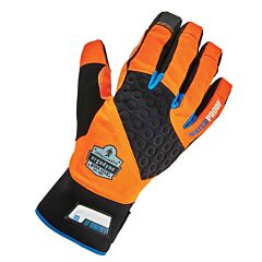 Ergodyne 17392 Proflex 818Wp Performance Thermal Waterproof Utility Gloves, Orange, Small, 1/Pair